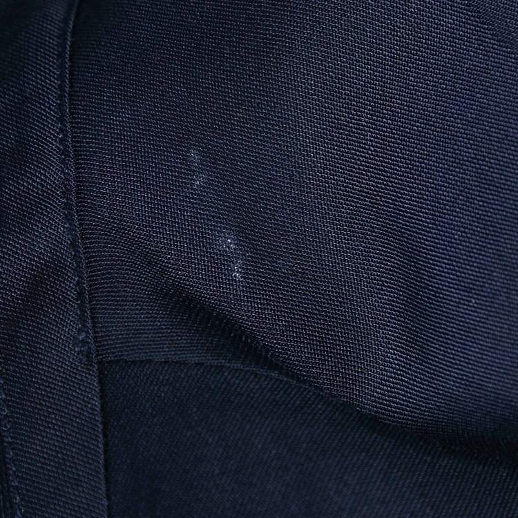 Pre Owned Emporio Armani Navy Blue Gabardine Blazer XL