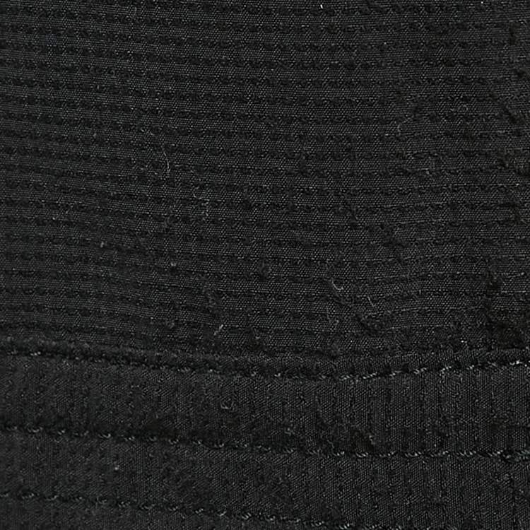Pre Owned Emporio Armani Black Textured Synthetic Johnny Slim Fit Jacket M