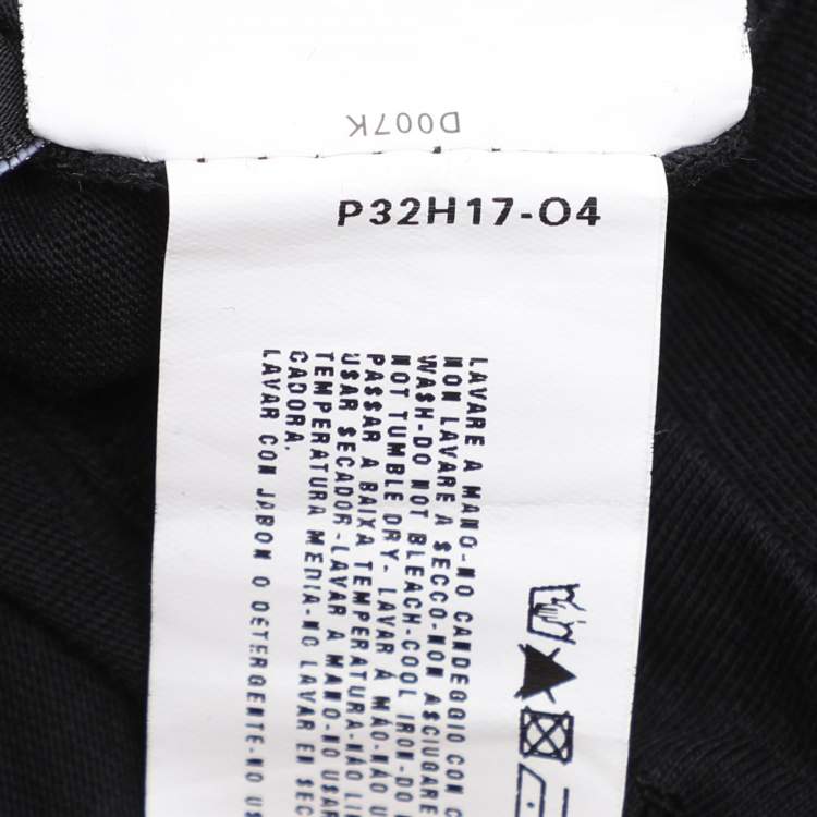 Pre Owned Emporio Armani Black Jersey Logo Crew Neck T-Shirt XL