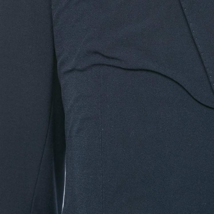 Pre Owned Emporio Armani Navy Blue Wool Sartorial Deco Suit S