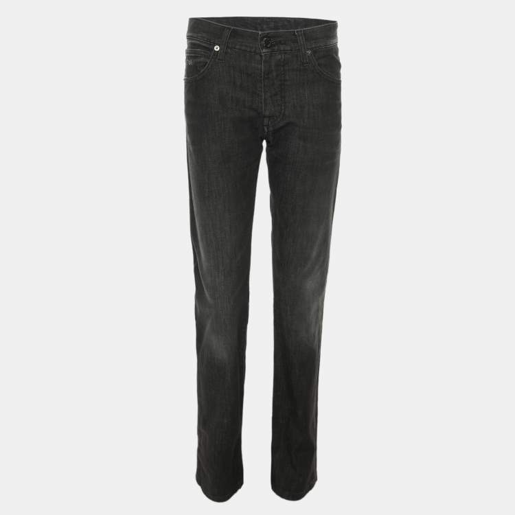 Pre Owned Emporio Armani Black Stretch Denim Jude Sexy Fit Jeans S