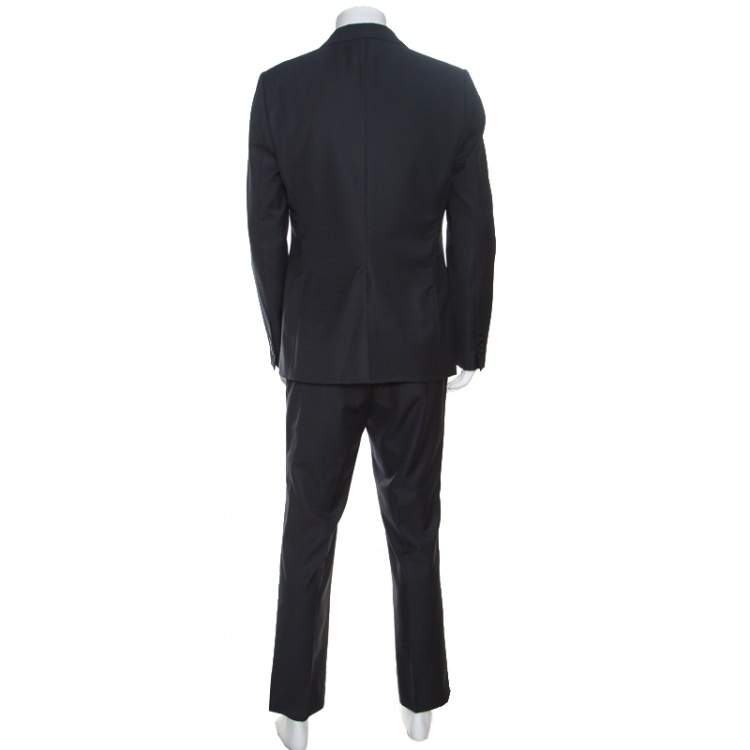 Pre Owned Emporio Armani David Line Grey Wool Tailored Suit 3XL
