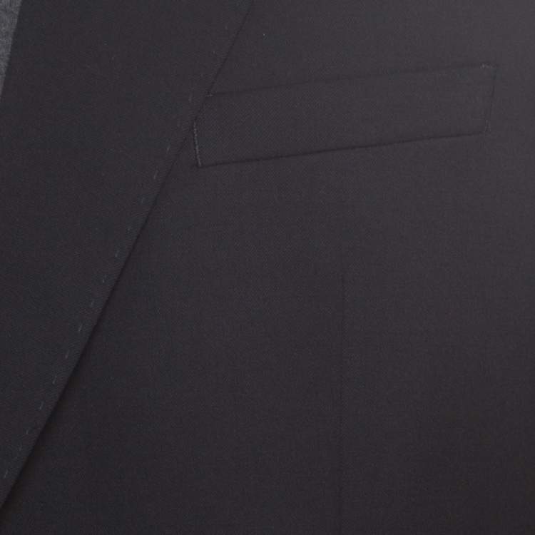 Pre Owned Emporio Armani Navy Blue Wool Josh Line Tailored Blazer 3XL