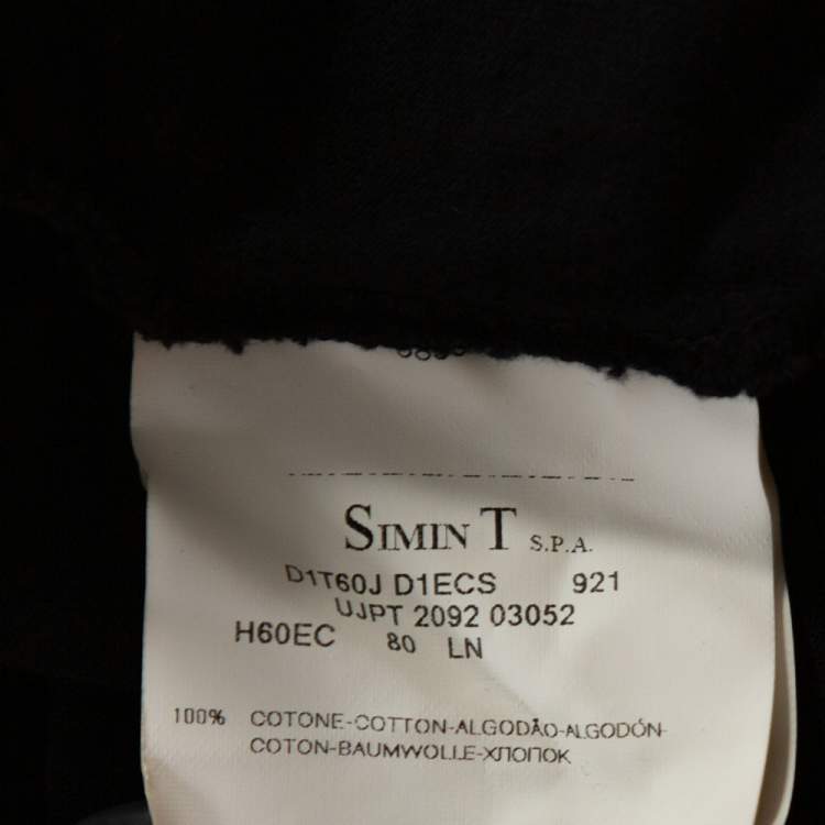مملوكة مسبقًا Emporio Armani Navy Blue Cotton Jude Sexy Fit T-Shirt XXL