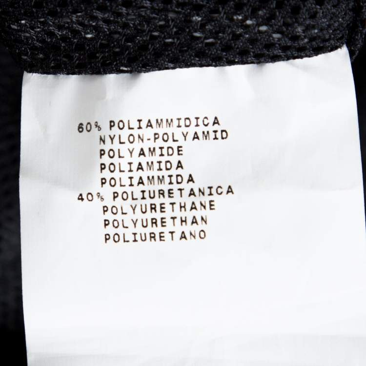 مملوكة مسبقًا Emporio Armani Black Perforated Emile Line Jacket XL