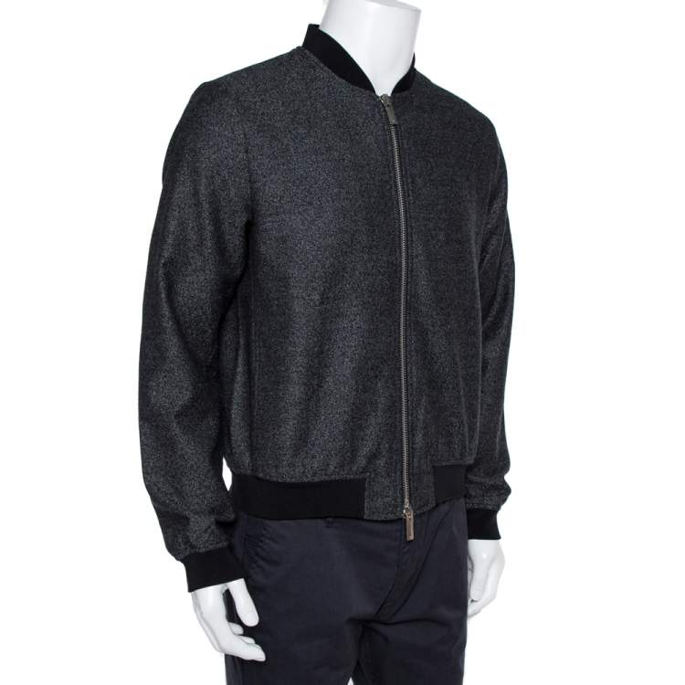 Trots Uluru Grootste Emporio Armani Black Wool Bomber Jacket L Emporio Armani | TLC