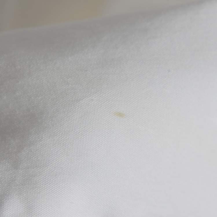 Pre Owned Emporio Armani White Cotton Stand Collar Button Front Shirt M