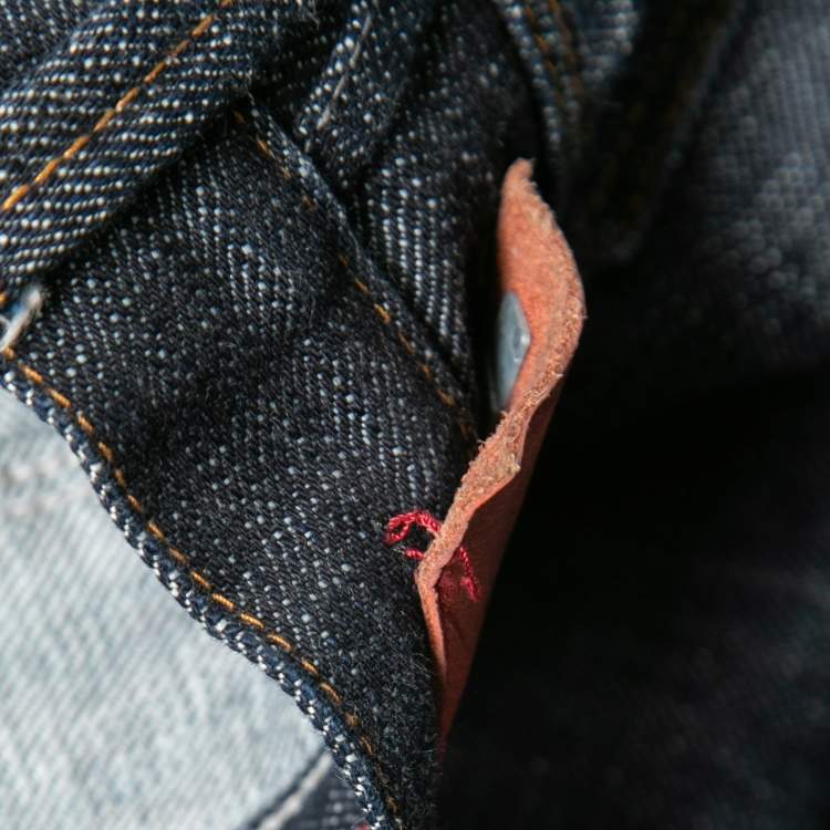 Pre Owned Emporio Armani Dark Blue Denim Slim Fit Jeans M Waist 32"
