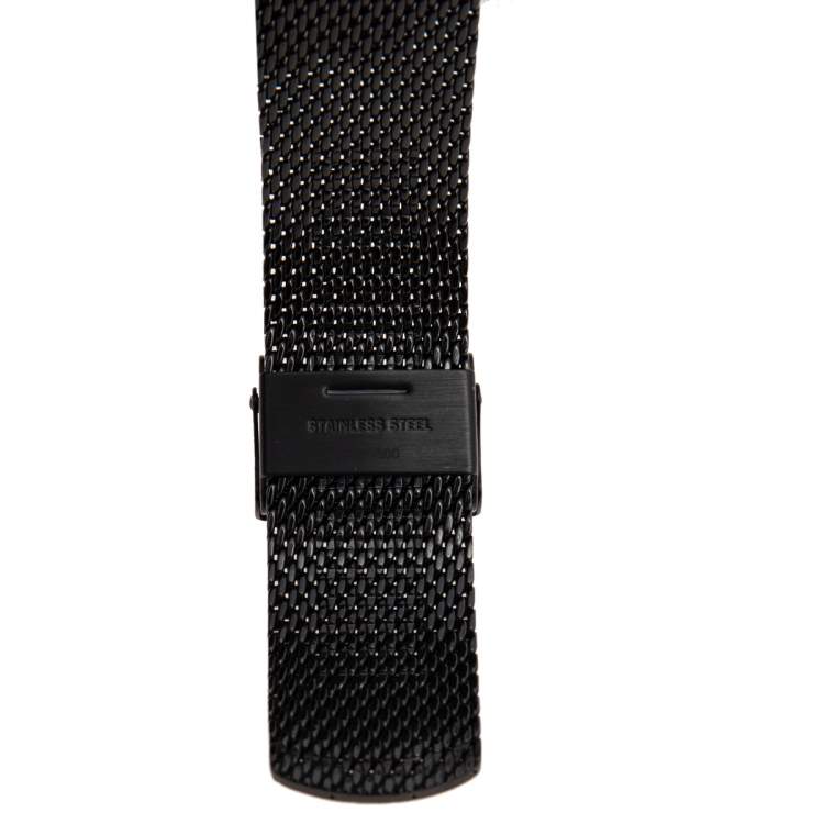Pre Owned Emporio Armani Black PVD Coated Stainless Steel Aviator AR11142 Men's Wristwatch 43 mm