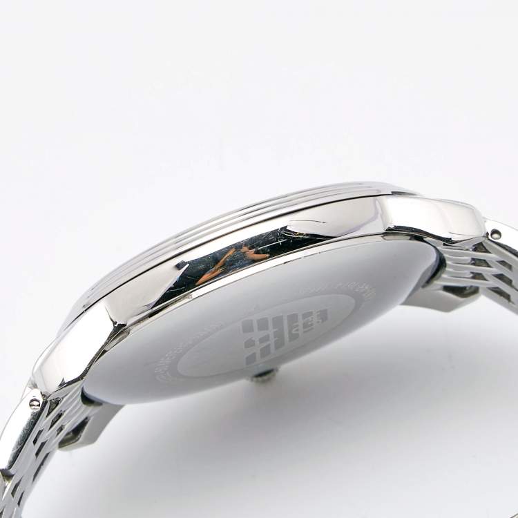 مملوكة مسبقًا Emporio Armani Black Stainless Steel AR1614 Men's Wristwatch 41MM