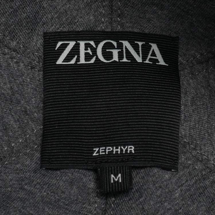 Pre Owned Zegna Yellow Synthetic Technical Zephyr Baseball Cap M