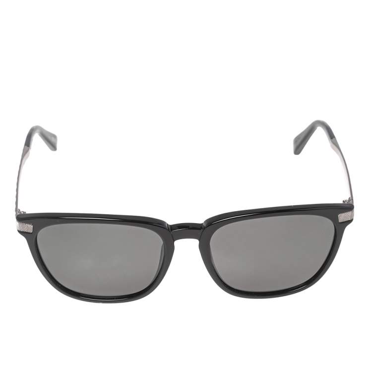 Ermenegildo zegna discount black chevron sunglasses