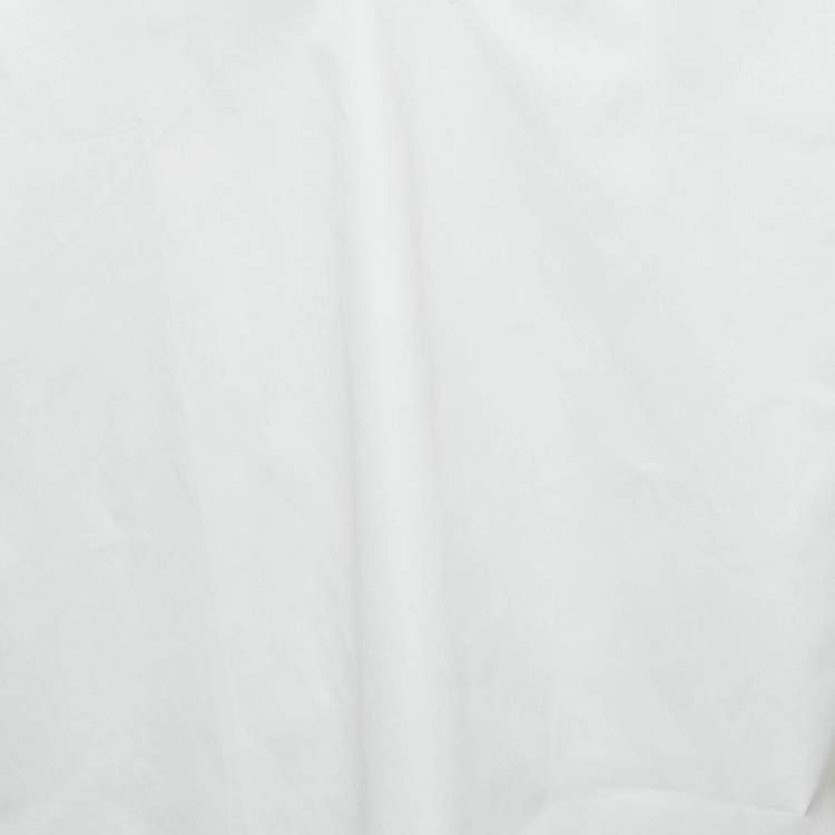 Pre Owned Ermenegildo Zegna Couture White Cotton Shirt L