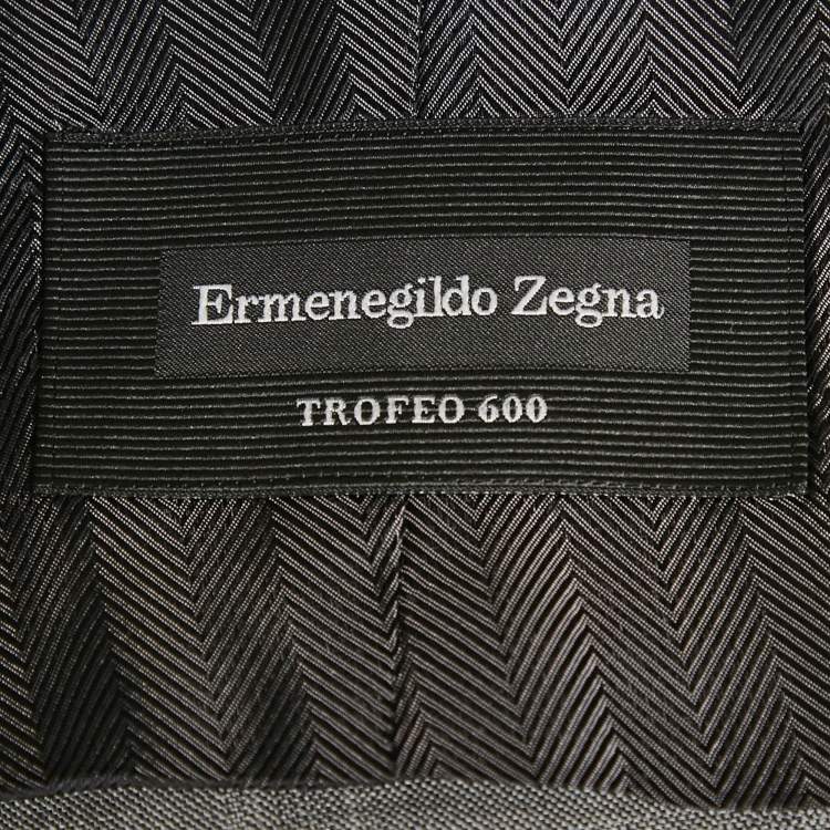 Pre Owned Ermenegildo Zegna Grey Wool Manhattan Formal Vest XXL