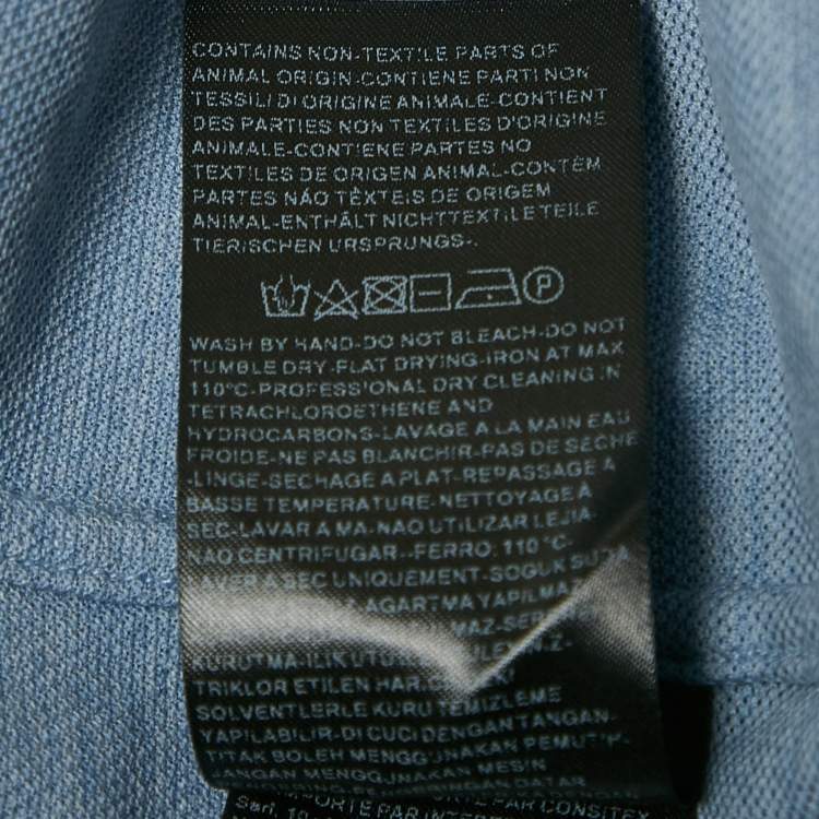 Pre Owned Zegna Blue Oxford Cotton Regular Fit Shirt XXL