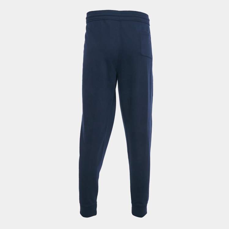 Pre Owned Ermenegildo Zegna Navy Blue Cotton Blend Joggers XXL