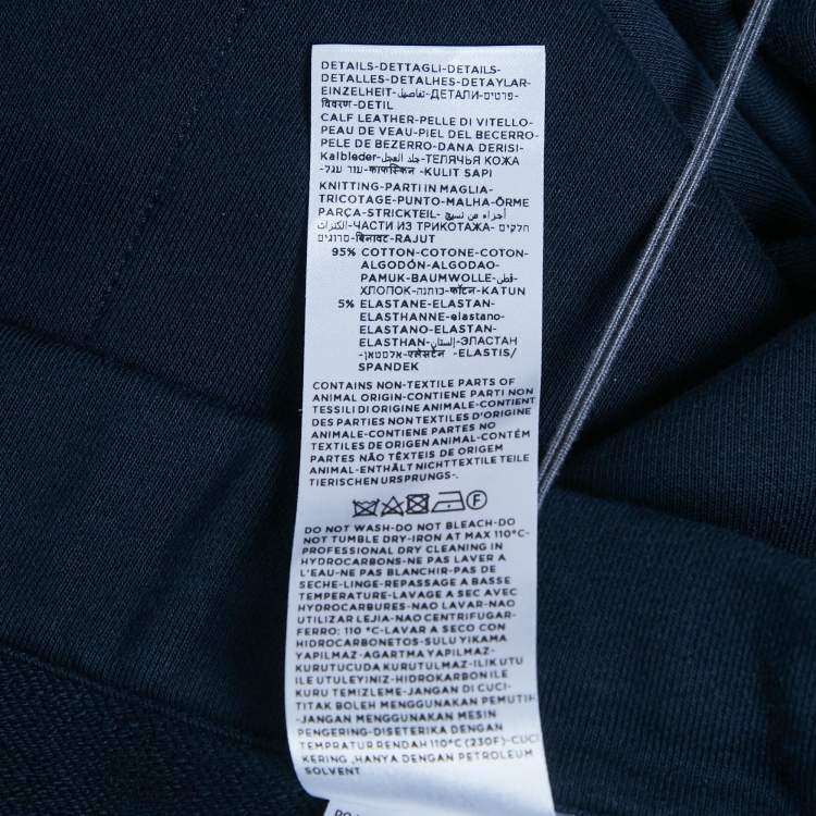 Pre Owned Ermenegildo Zegna Navy Blue Cotton Blend Joggers XXL