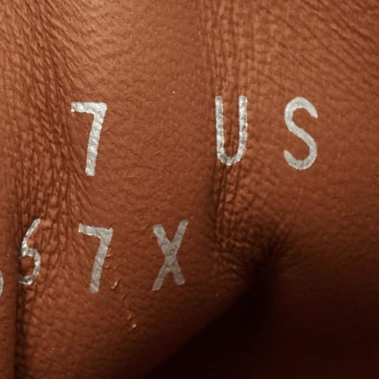 Pre Owned Ermenegildo Zegna Triple Stitch Size 41 Black Leather Slip On Sneakers