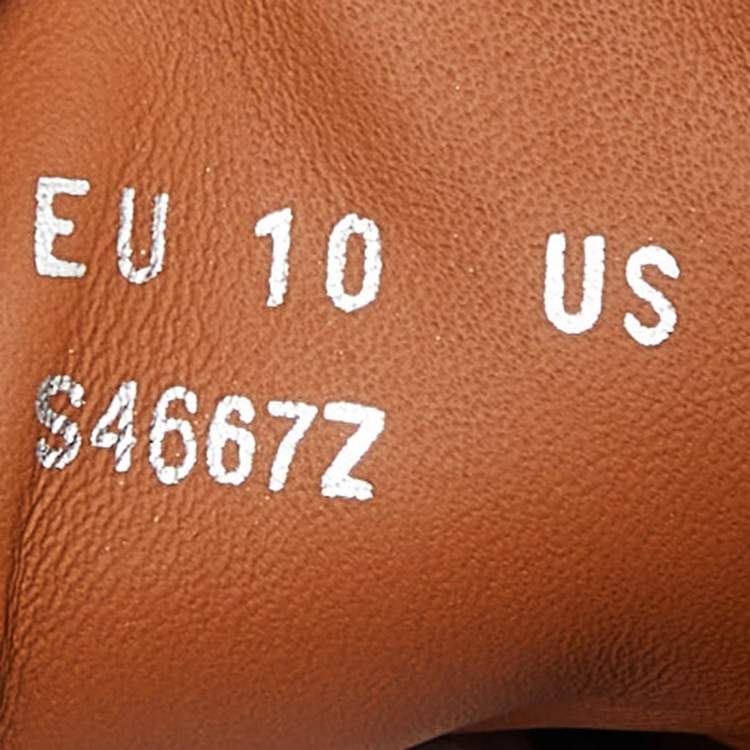 Pre Owned Ermenegildo Zegna Brown Suede Triple Stitch Slip On Sneakers Size 43