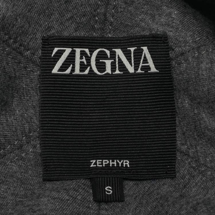 Pre Owned Ermenegildo Zegna Off-White Synthetic Zephyr Baseball Cap S