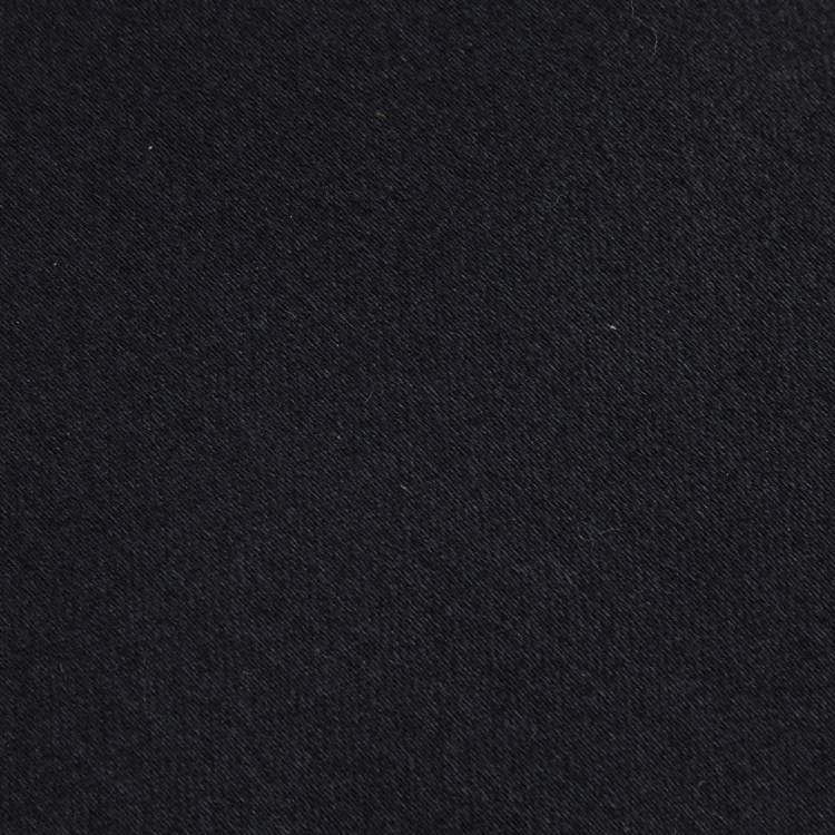 Pre Owned Ermenegildo Zegna Black Silk Satin Tie