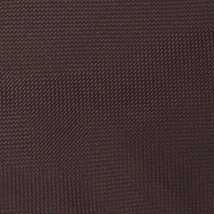 Pre Owned Ermenegildo Zegna Brown Jacquard Silk Tie