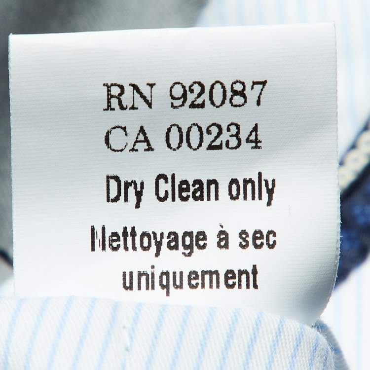 Pre Owned Ermenegildo Zegna Grey Wool Trousers M