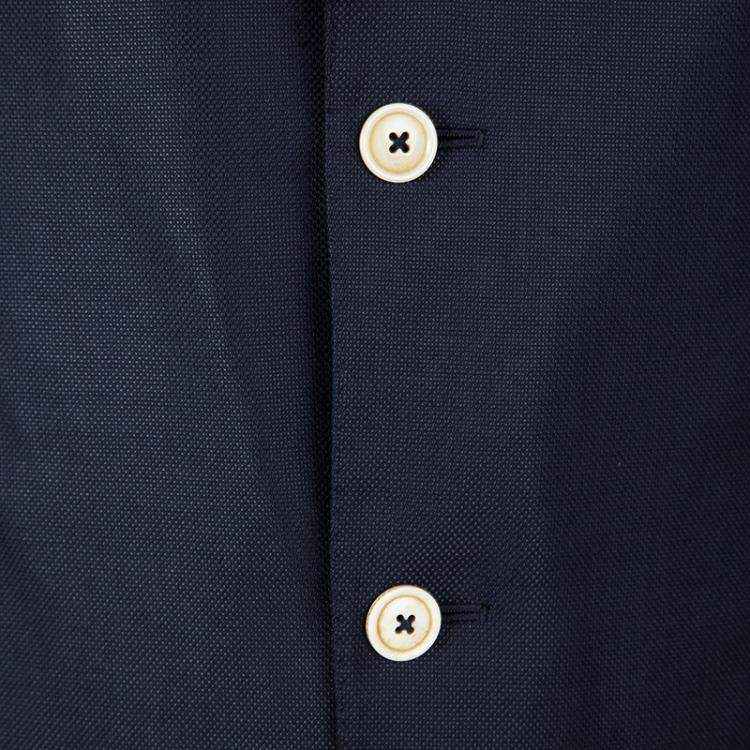 Pre Owned Ermenegildo Zegna Navy Blue Travel Blazer XL