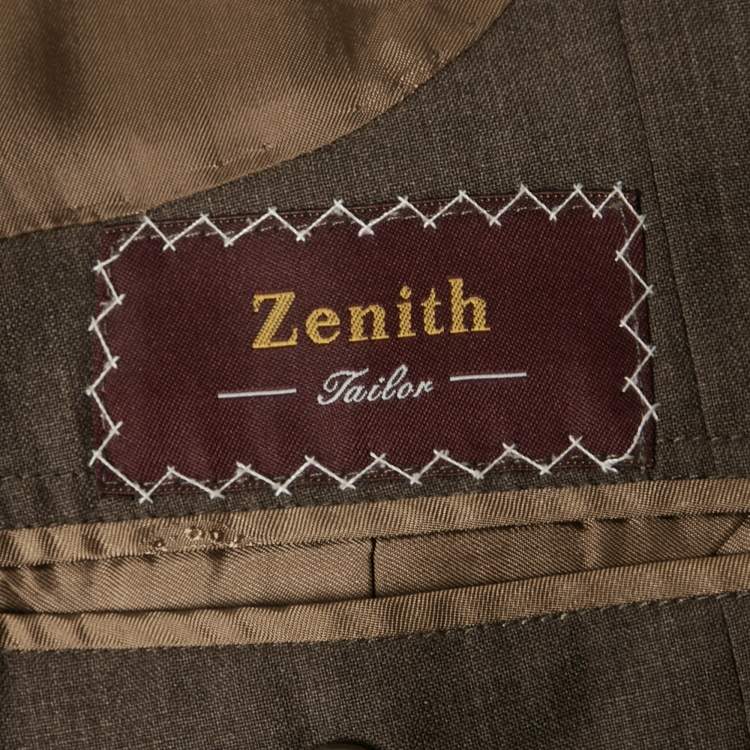 Pre Owned Ermenegildo Zegna Brown Wool Zenith Tailored Blazer XXL