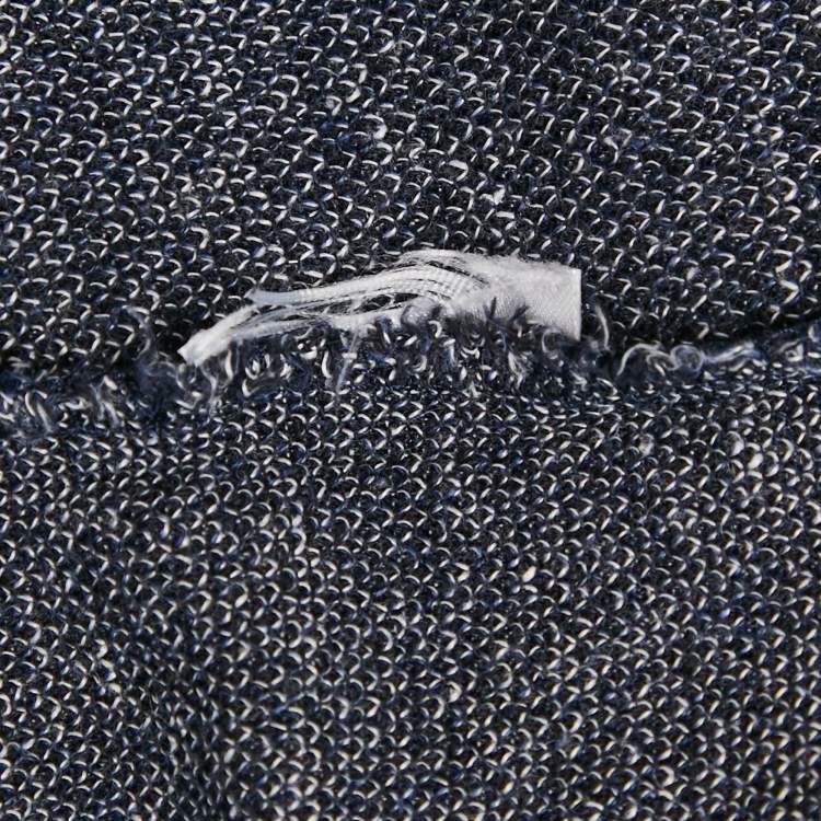 Pre Owned Ermenegildo Zegna Blue Jersey Polo T-Shirt S