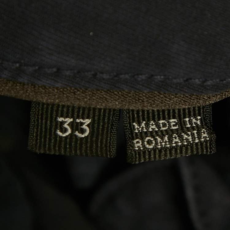 Pre Owned Ermenegildo Zegna Navy Blue Denim Slim Fit Pants M/Waist 33"