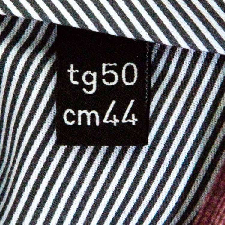 Pre Owned Ermenegildo Zegna Cashco Comfort Dull Purple Slim Fit Corduroy Trousers L