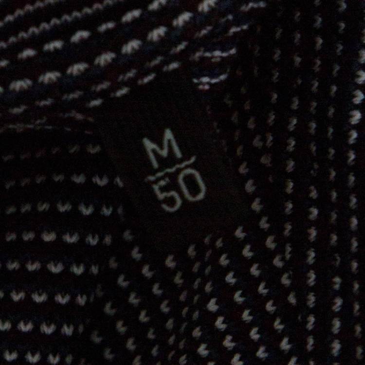 Pre Owned Ermenegildo Zegna Multicolor Cotton Knit Short Sleeve T-Shirt M