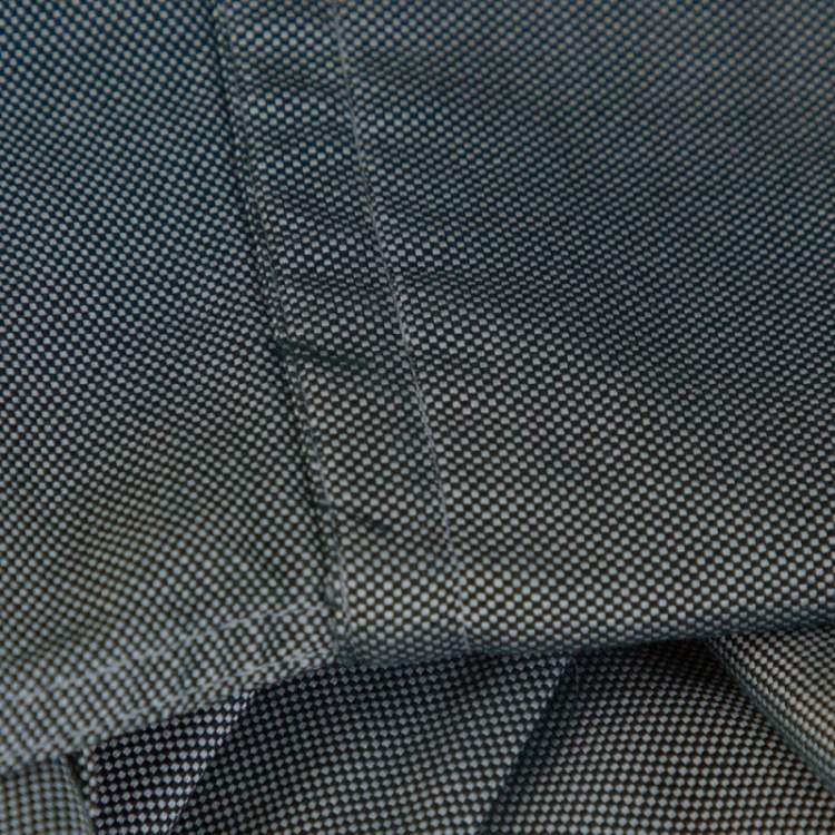 Pre Owned Ermenegildo Zegna Monochrome Oxford Cotton Long Sleeve Shirt XL