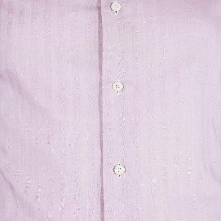 Pre Owned Ermenegildo Zegna Men's Pink Shirt XXS