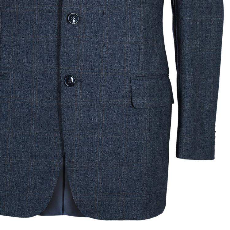 Pre Owned Ermenegildo Zegna Men's Grey Traveller Suit M 