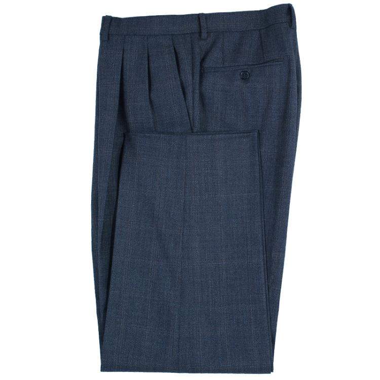 Pre Owned Ermenegildo Zegna Men's Grey Striped Suit M