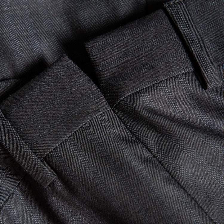 Pre Owned Ermenegildo Zegna Cool Effect Grey Wool Regular Fit Mila Suit 4XL