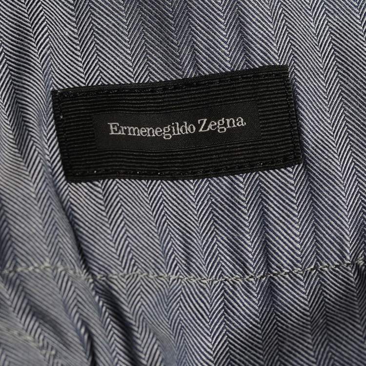 Pre Owned Ermenegildo Zegna Blue Cotton Jeans XL