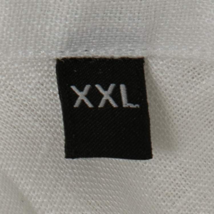 Pre Owned Ermenegildo Zegna White Linen Button Front Shirt 2XL
