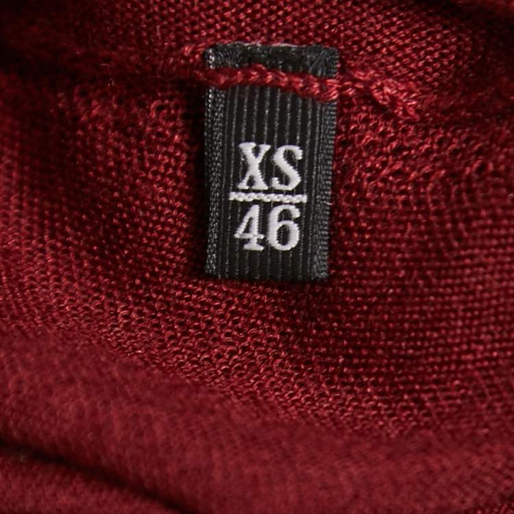 Pre Owned Ermenegildo Zegna Cashmere & Silk V-Neck Sweater XS