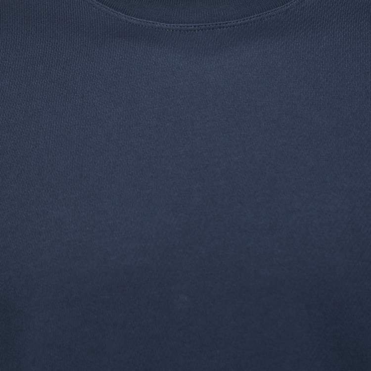 مملوكة مسبقًا Ermenegildo Zegna Navy Blue Crew Neck Sweatshirt XL  