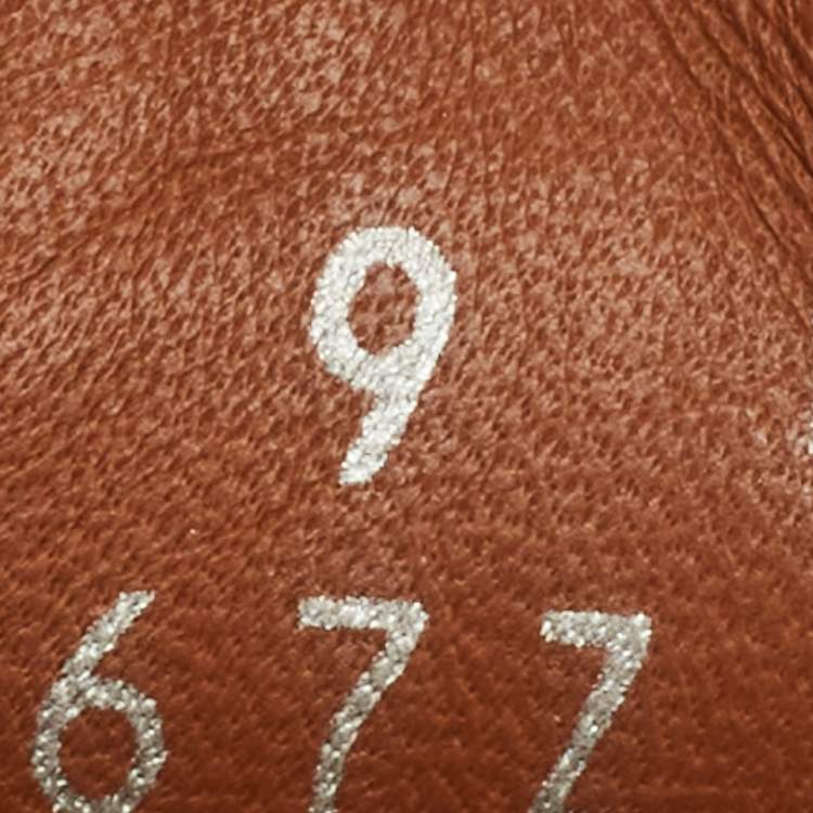 Pre Owned Ermenegildo Zegna Triple stitch Size 42 Black Leather Slip On Sneakers