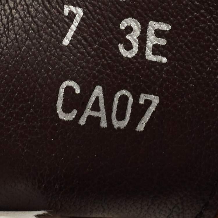 Pre Owned Ermenegildo Zegna Brown Leather Oxfords Size 41