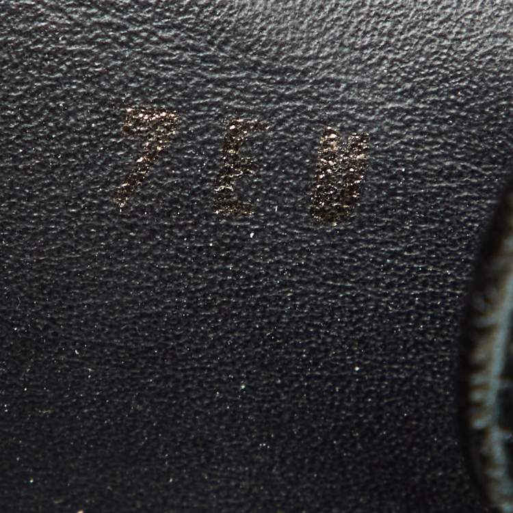 Pre Owned Ermenegildo Zegna Black Leather Oxfords Size 41