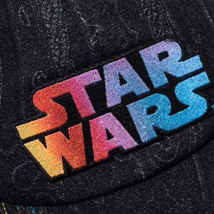 Pre Owned Etro x Star Wars Black Paisley Print Cotton Baseball Cap S/M