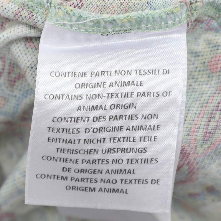 Pre Owned Etro Multicolor Paisley Printed Cotton Polo T-Shirt XXL