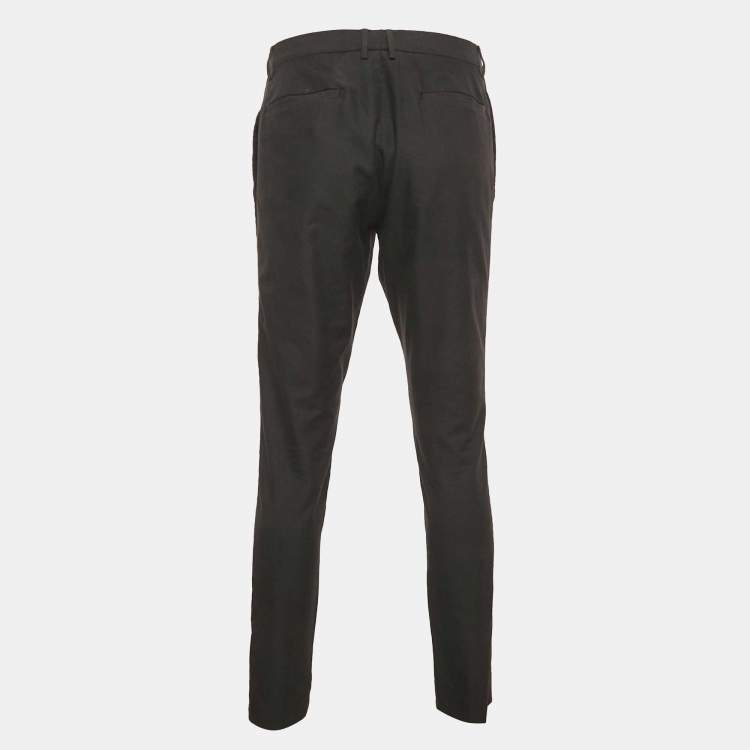 Pre Owned Etro Dark Grey Wool Blend Formal Trousers XXL