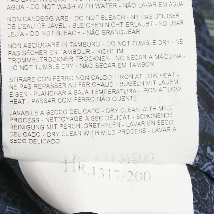 Pre Owned Etro Blue/Green Plaid Wool Superleggera Blazer XXL