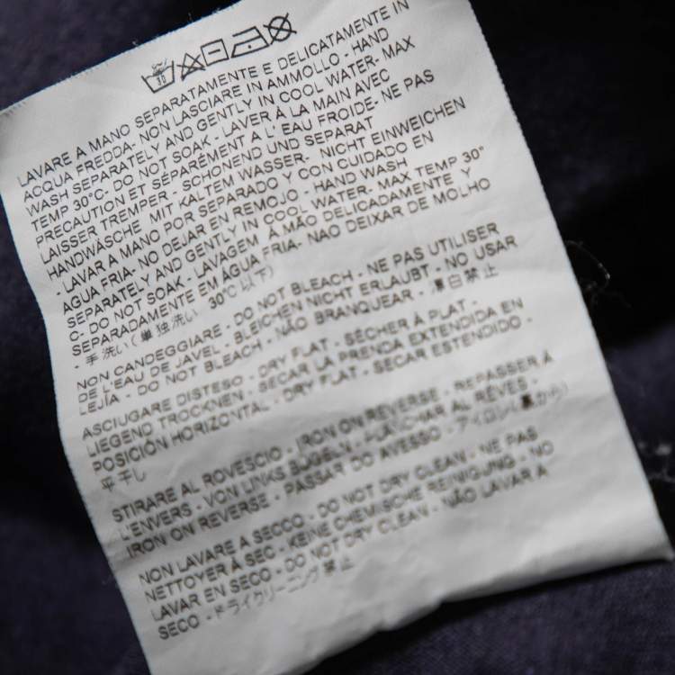 Pre Owned Etro Purple Patterned Cotton Short Sleeve T-Shirt S